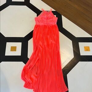 Elegant Coral Dress